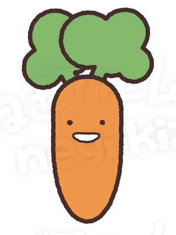 野菜のキャラクター「おやさいブラザーズ」の「にんじん」