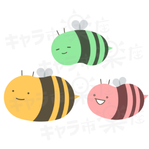 蜜蜂のキャラクター「ジェリービーズ」