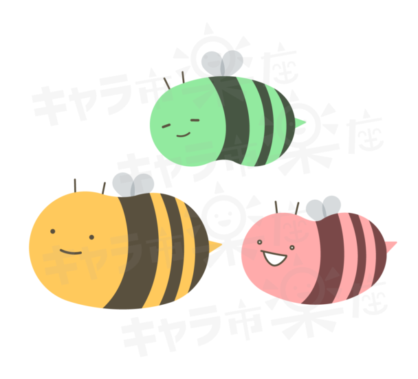 蜜蜂のキャラクター「ジェリービーズ」