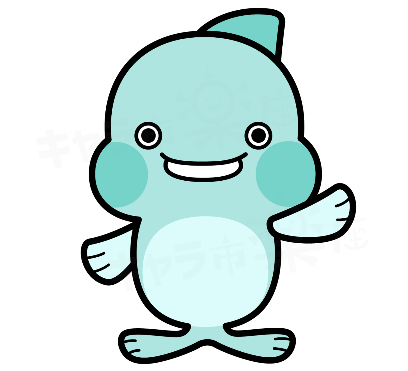 魚のキャラクター「ウオッチン」