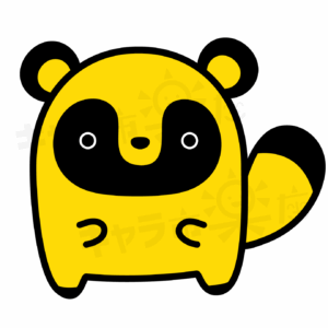 たぬきのキャラクター「たぬんぽ」